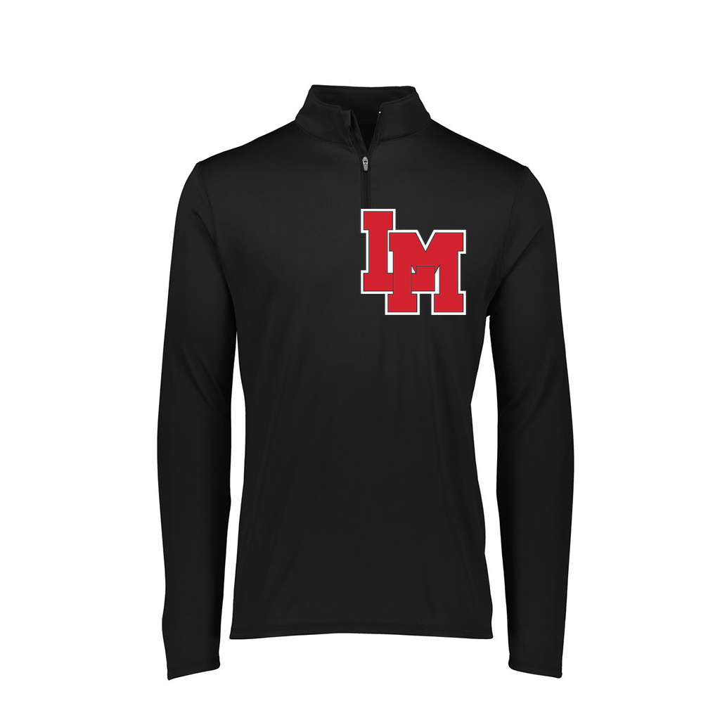 [FTLQFLBK-AS-LOGO1] Decker Men's Flex-Lite 1/4 Zip Shirt (Black, Adult S, Logo 1)